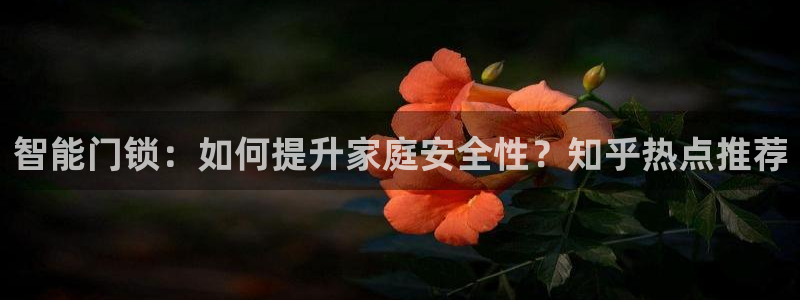 开丰娱乐网站：智能门锁：如何提升家庭安全性？知乎热点推荐