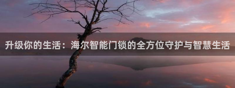 开丰娱乐平台注册时间：升级你的生活：海尔智能门锁的全方位守护