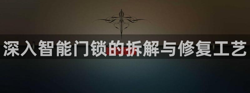 开丰娱乐趣 7O935：深入智能门锁的拆解与修复工艺
