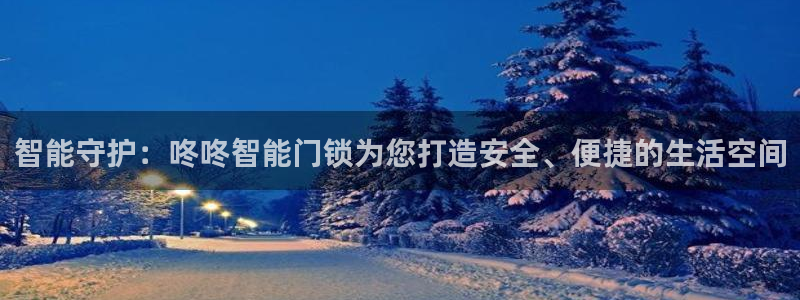 开丰娱乐月：智能守护：咚咚智能门锁为您打造安全、便捷的生活空