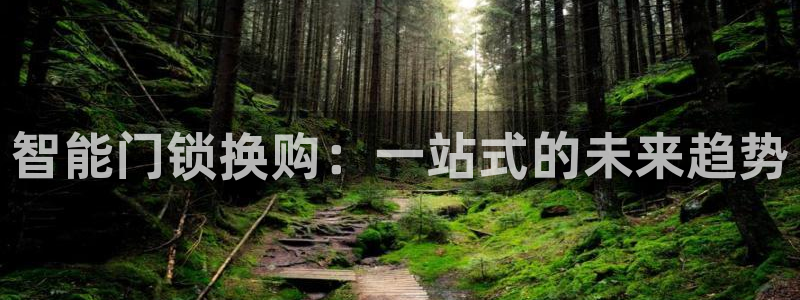开丰娱乐平台登录网址：智能门锁换购：一站式的未来趋势
