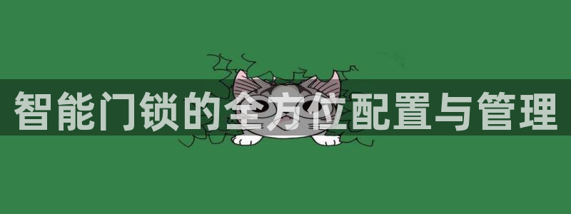 开丰娱乐平台登录：智能门锁的全方位配置与管理