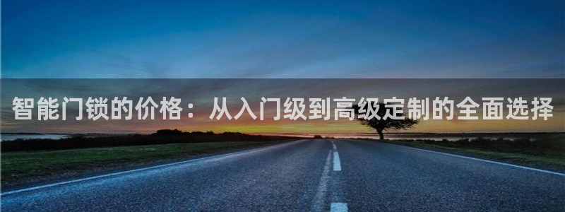 开丰娱乐日：智能门锁的价格：从入门级到高级定制的全面选择