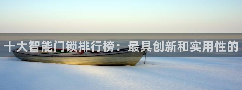 开丰娱乐登入地址在哪查：十大智能门锁排行榜：最具创新和实用性