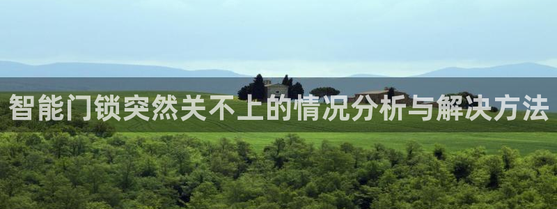 开丰娱乐前：智能门锁突然关不上的情况分析与解决方法