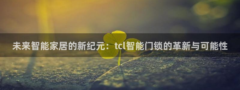开丰娱乐主管家去判官333OO：未来智能家居的新纪元：tcl