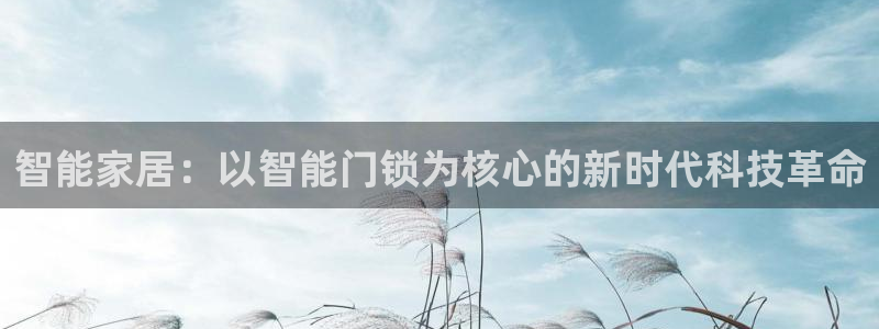 开丰娱乐山67五壹叁八：智能家居：以智能门锁为核心的新时代科