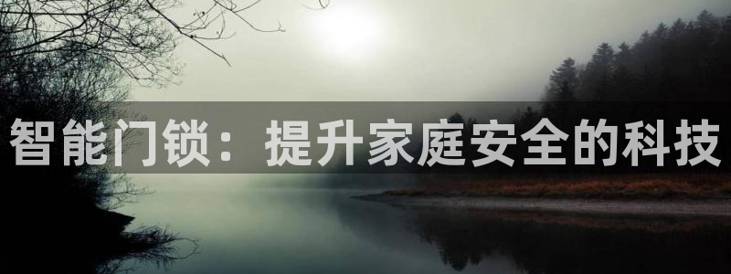 开丰娱乐新登录平台：智能门锁：提升家庭安全的科技