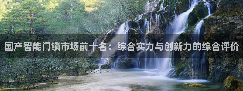 开丰娱乐怎么开转点：国产智能门锁市场前十名：综合实力与创新力